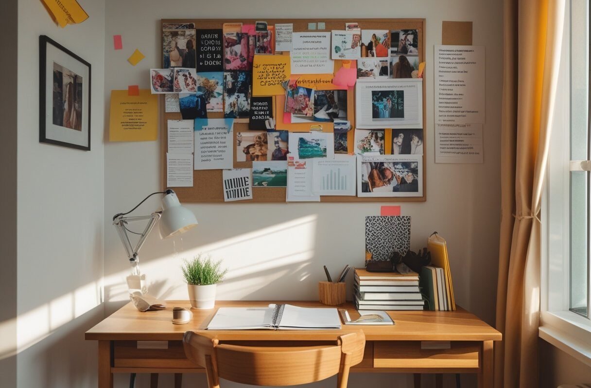 Create a Vision Board or Goal Corner