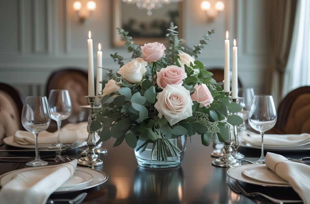 Create an Elegant Dining Table Centerpiece