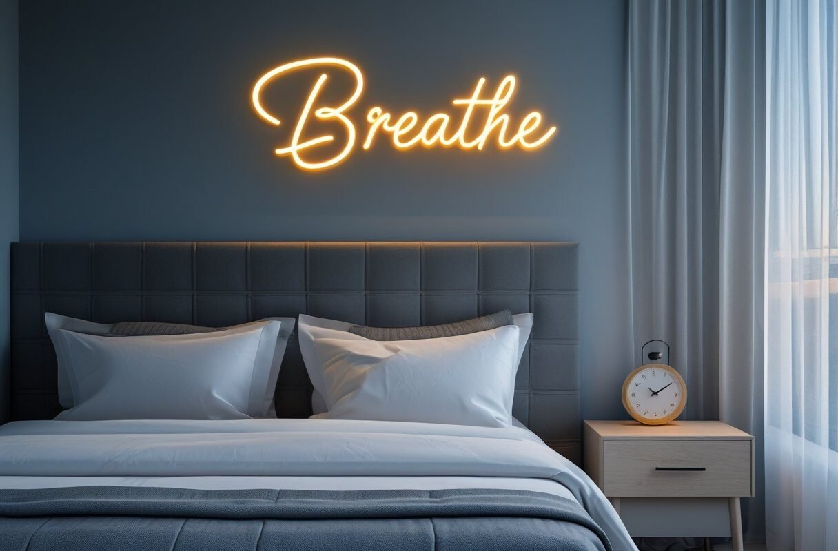 Custom Name or Meaningful Word Sign in Ambient Light