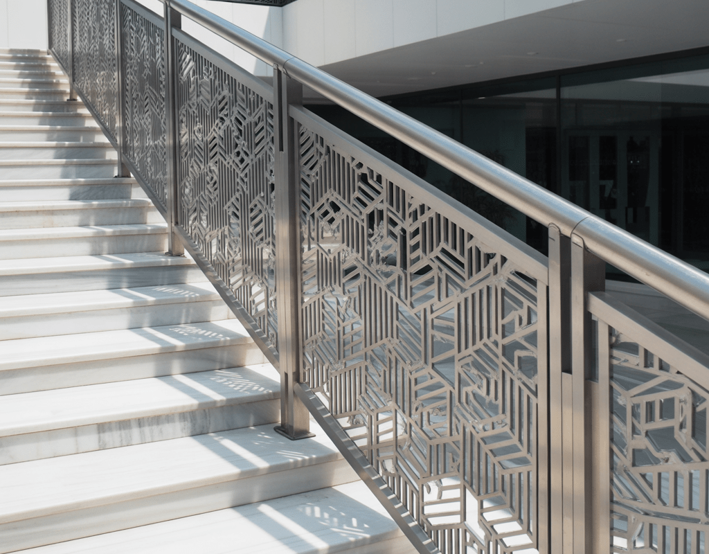 Decorative Laser Cut Railing Design