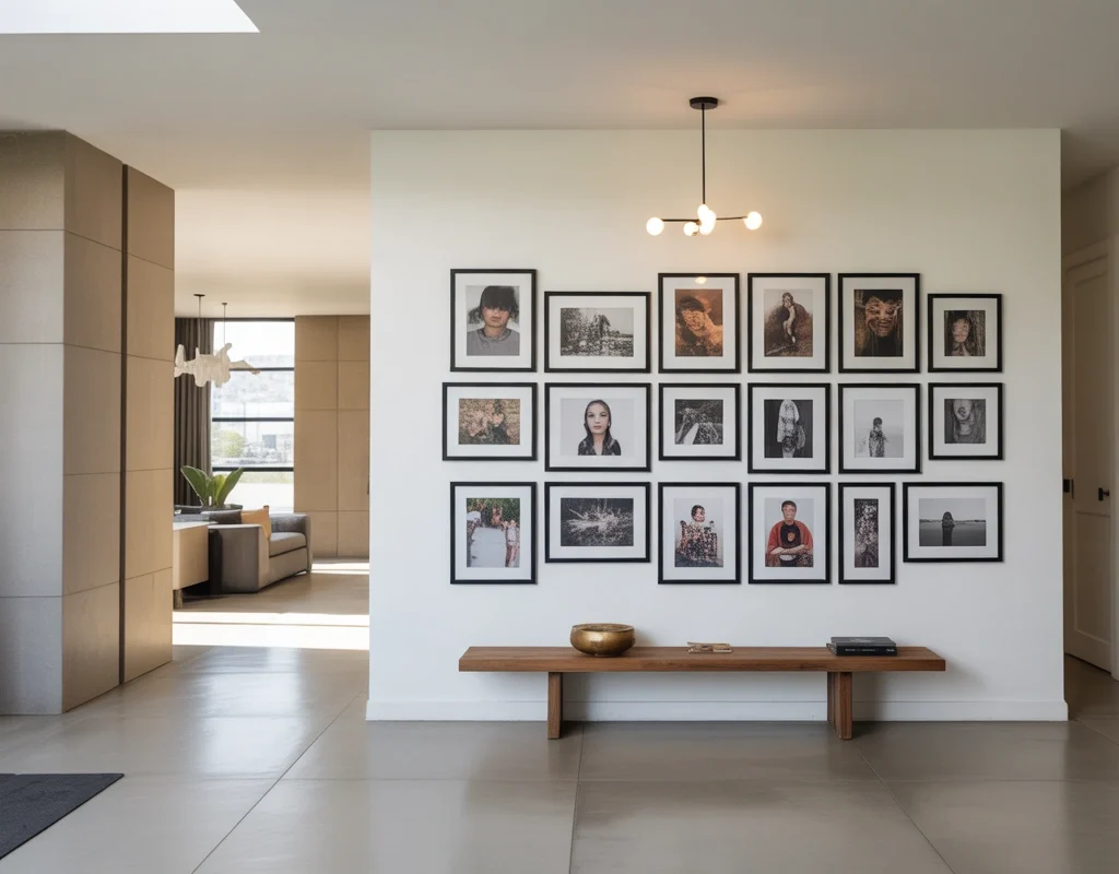 Design a Gallery Wall with Personal Photos