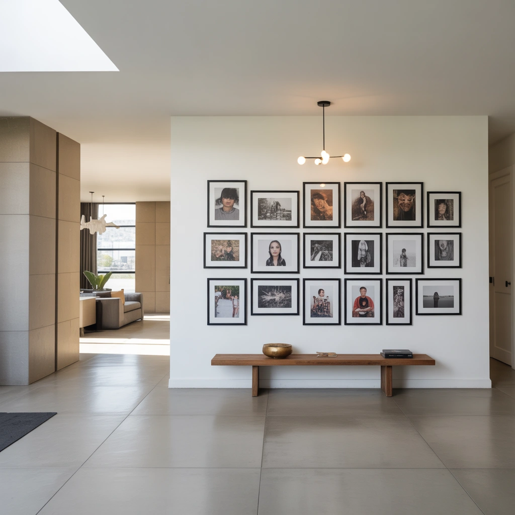 Design a Gallery Wall with Personal Photos