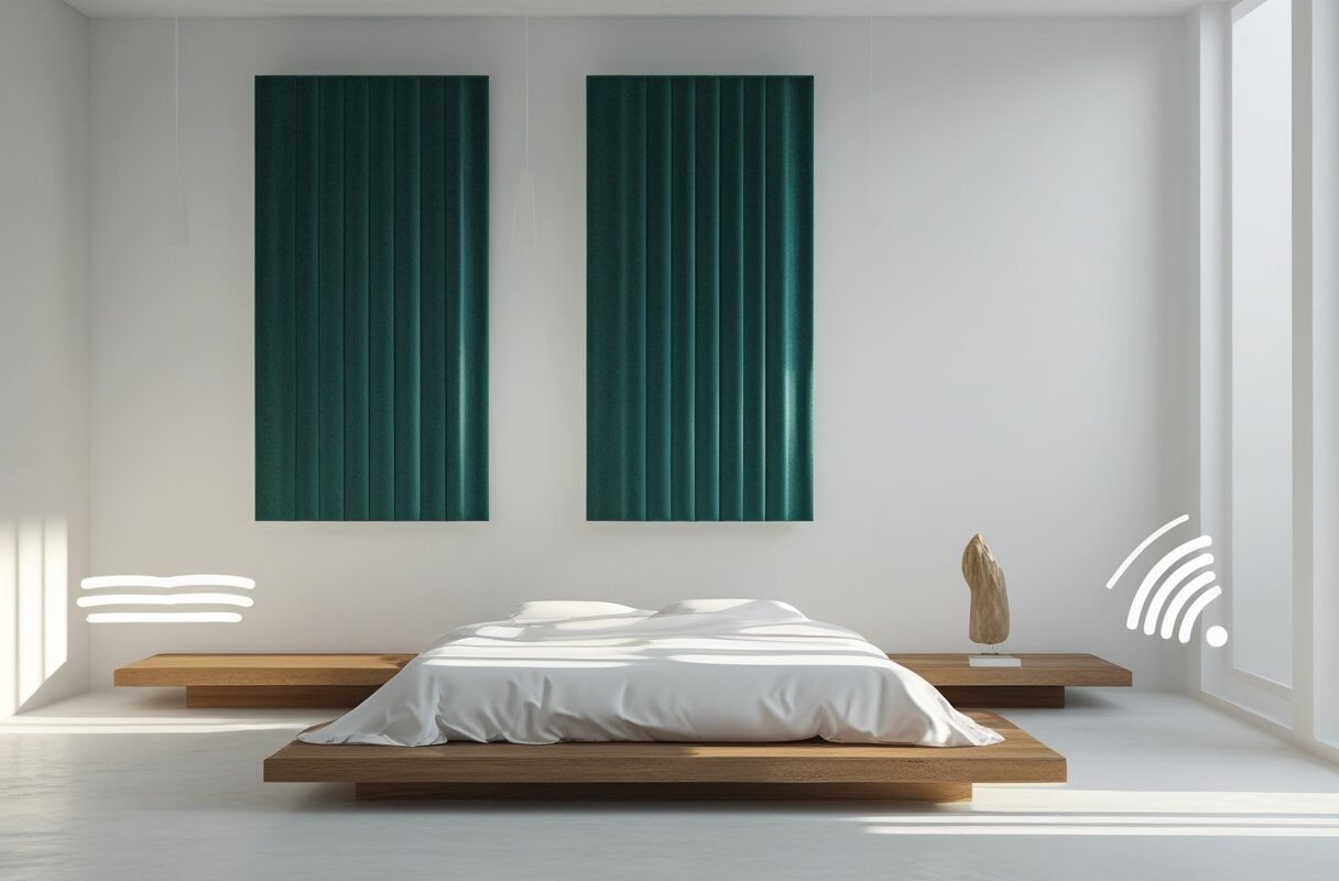 Fabric Covered Acoustic Panels as Art