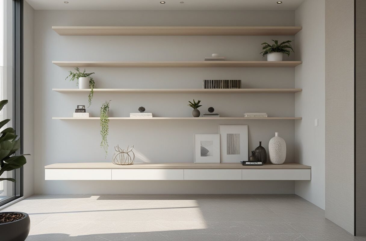 Floating Shelves for Display