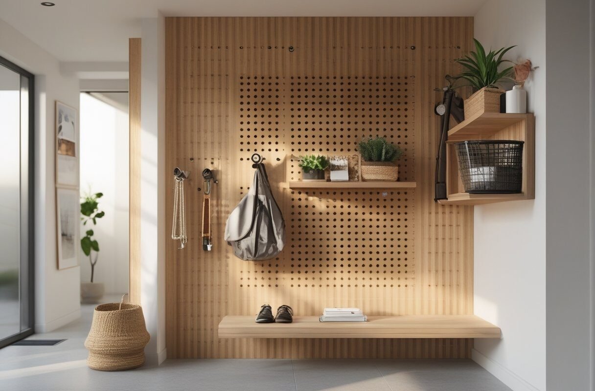 Functional Pegboard Wall