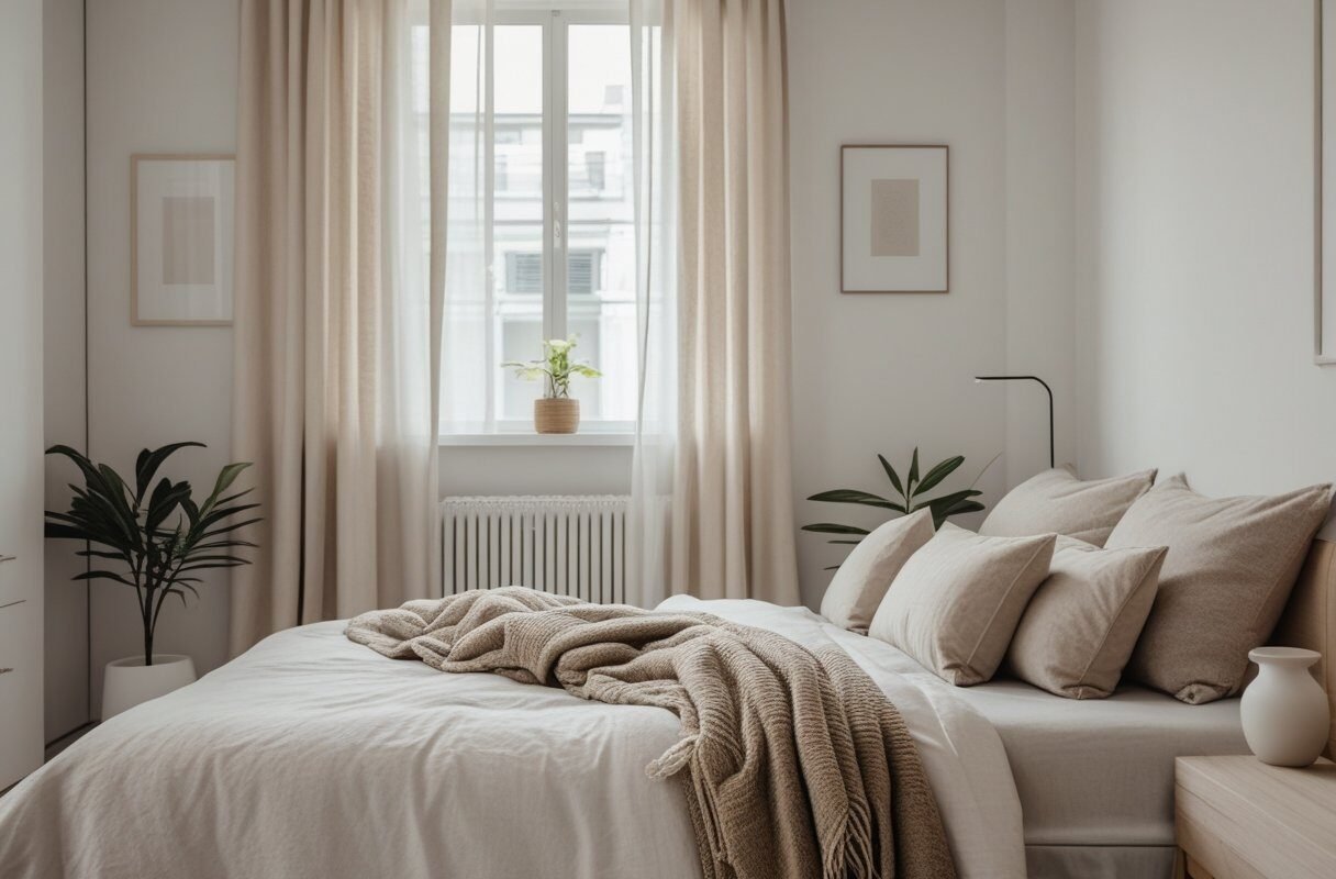 Keep Bedding Simple but Cozy