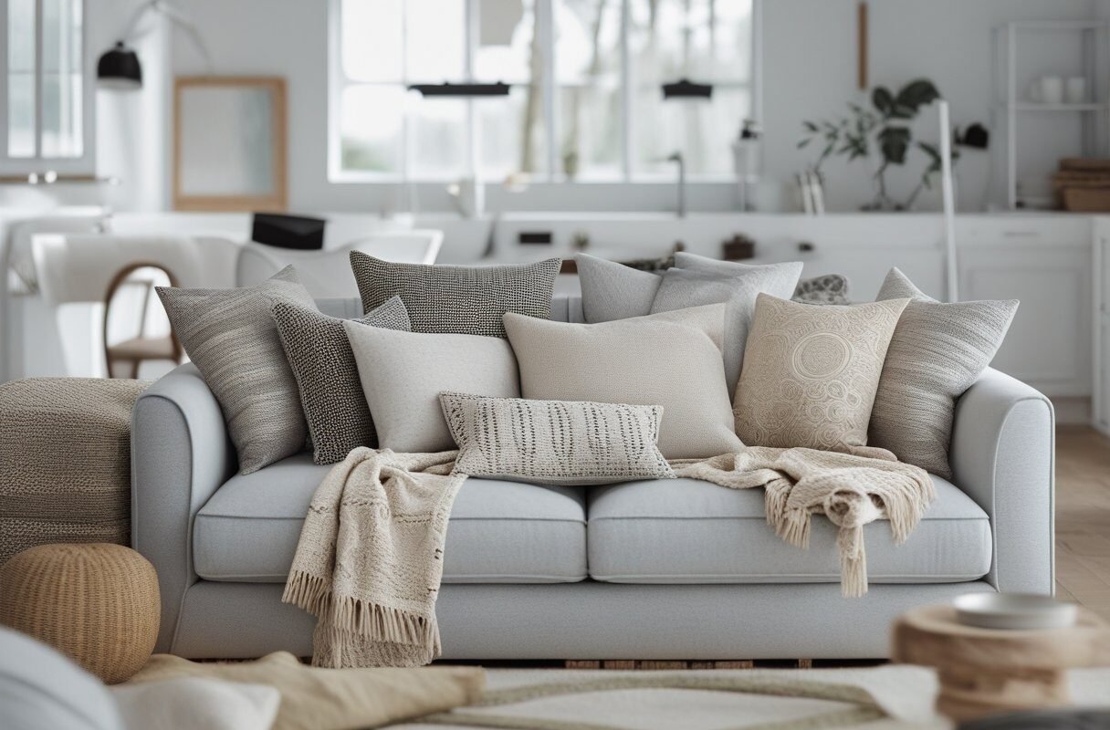 Layer with Patterned Textiles