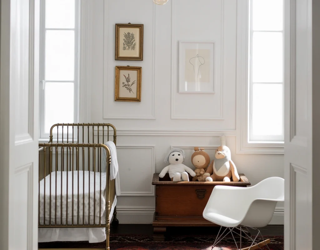 Mix Old and New for a Balanced Vintage Nursery
