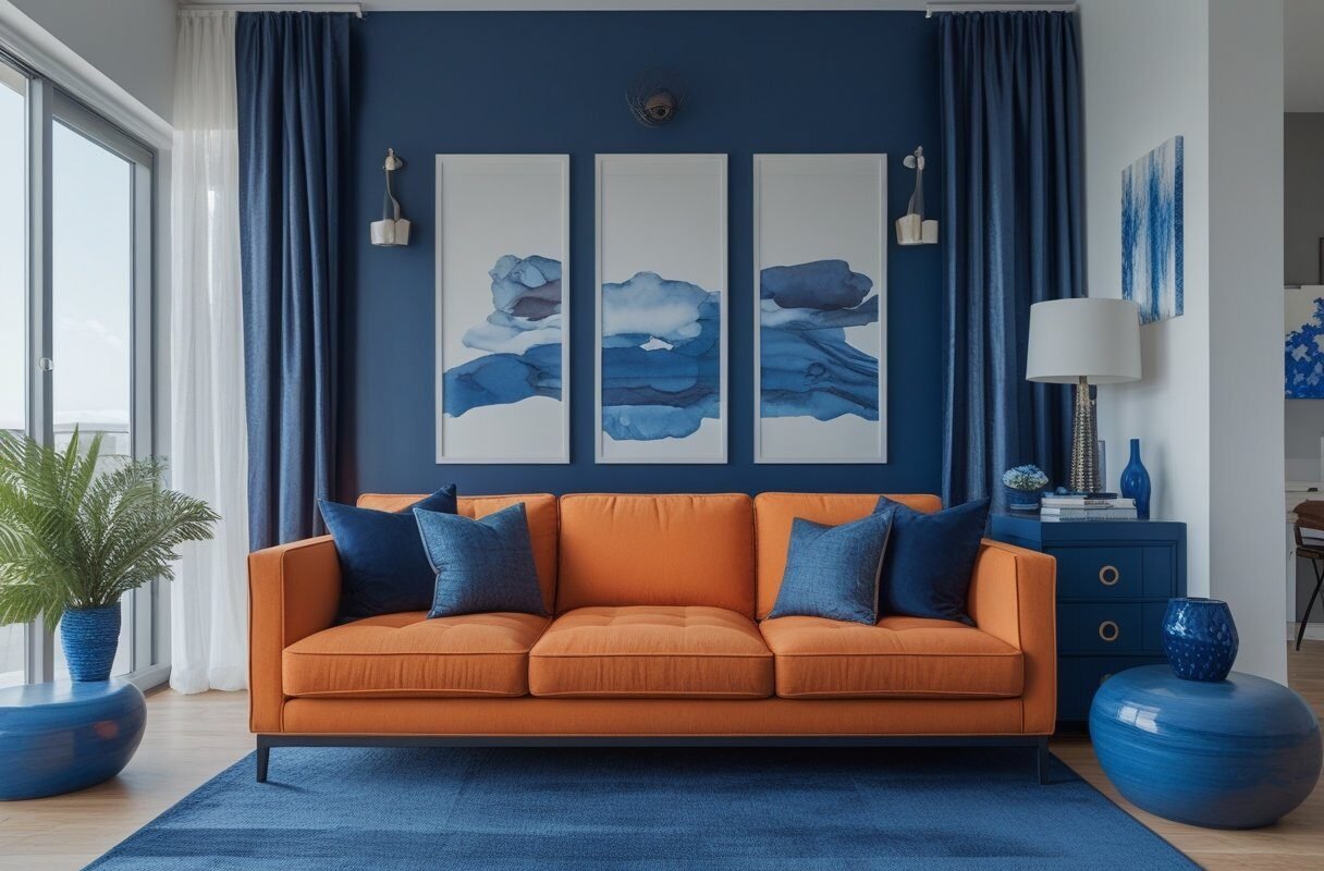 Mix with Deep Blues and Navy Accents