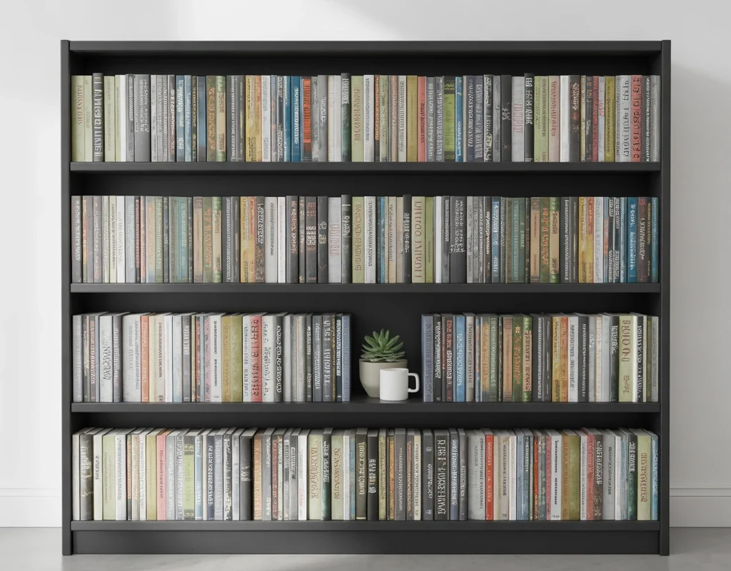 Open Shelf Book Rack Design for Easy Access