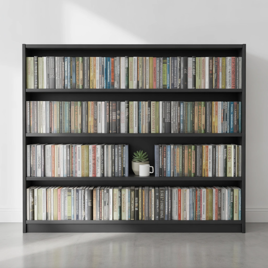 Open Shelf Book Rack Design for Easy Access