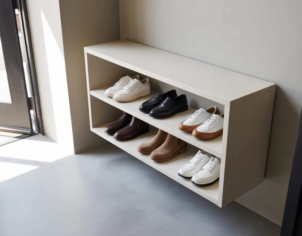 Open Shelf Shoe Rack for Quick Daily Use