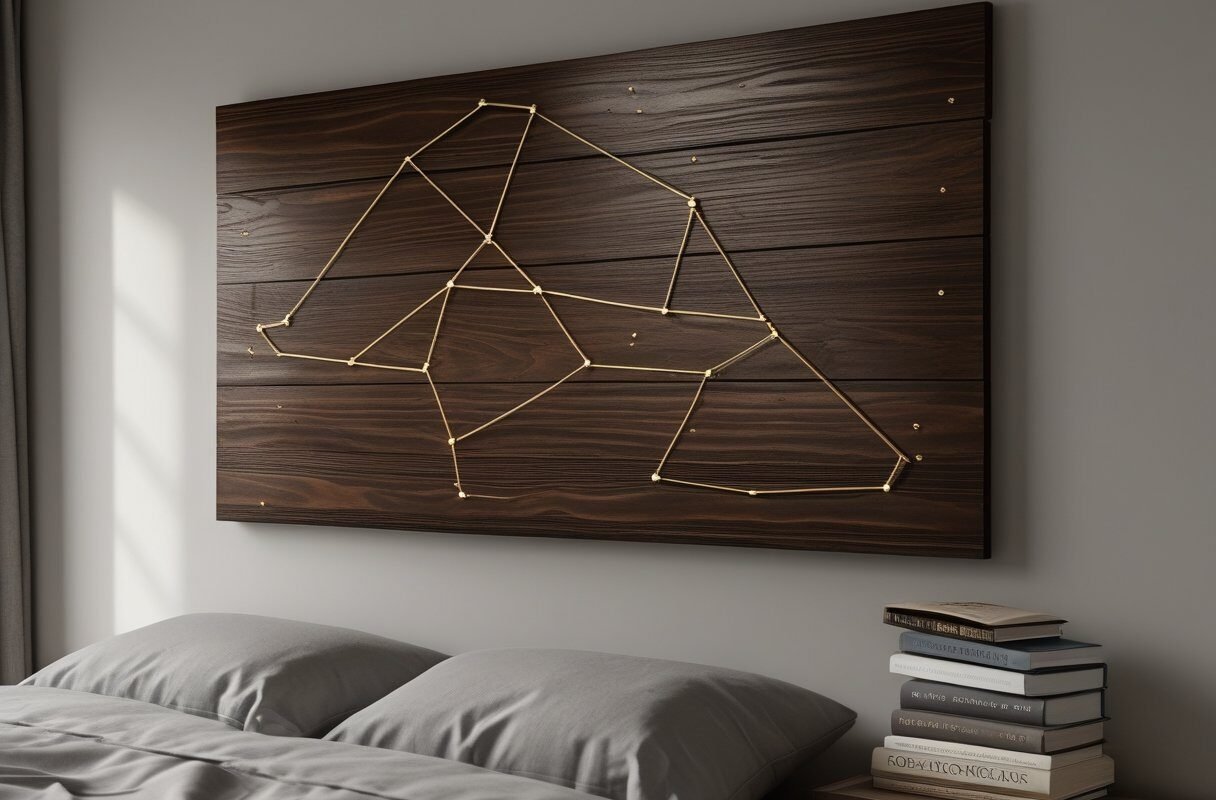 Personalized String Art Constellation