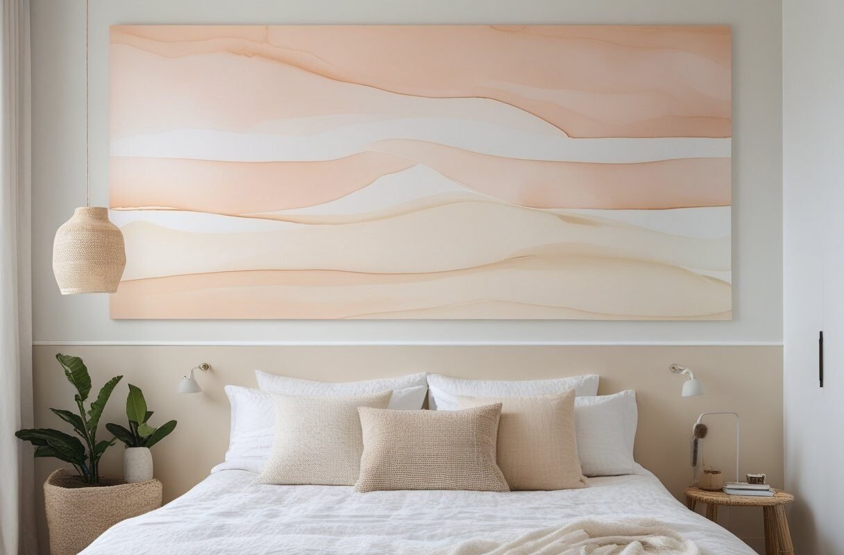 Removable Watercolor Wash Wall Mural