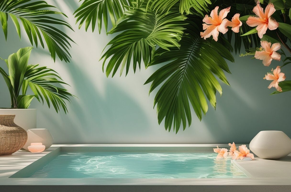 Tropical Escape for a Spa Like Atmosphere
