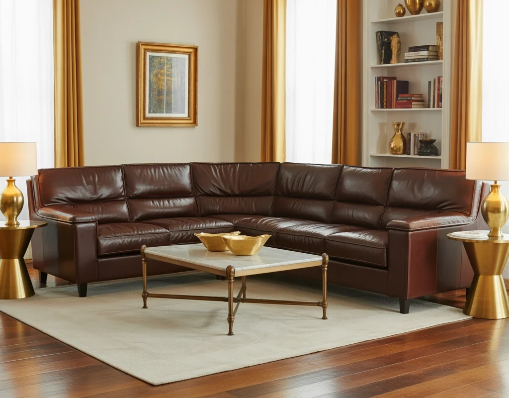 Use Gold Accents for a Luxury Living Room