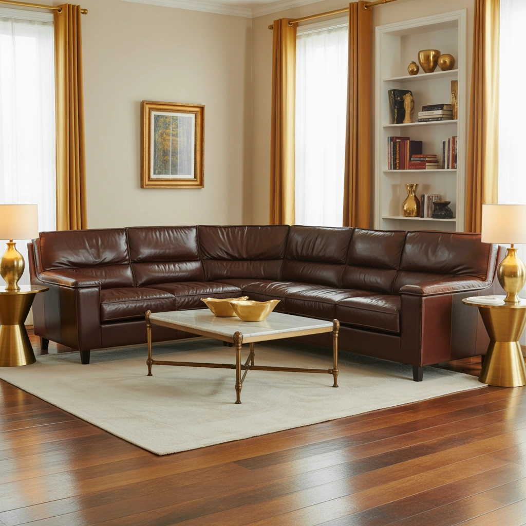 Use Gold Accents for a Luxury Living Room
