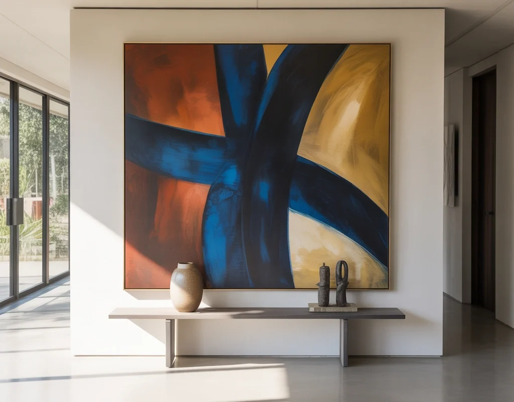 Use Large Scale Artwork as a Focal Point