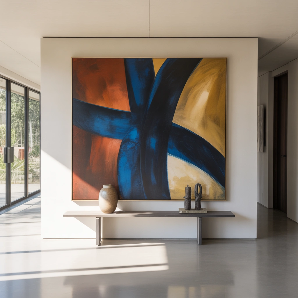 Use Large Scale Artwork as a Focal Point