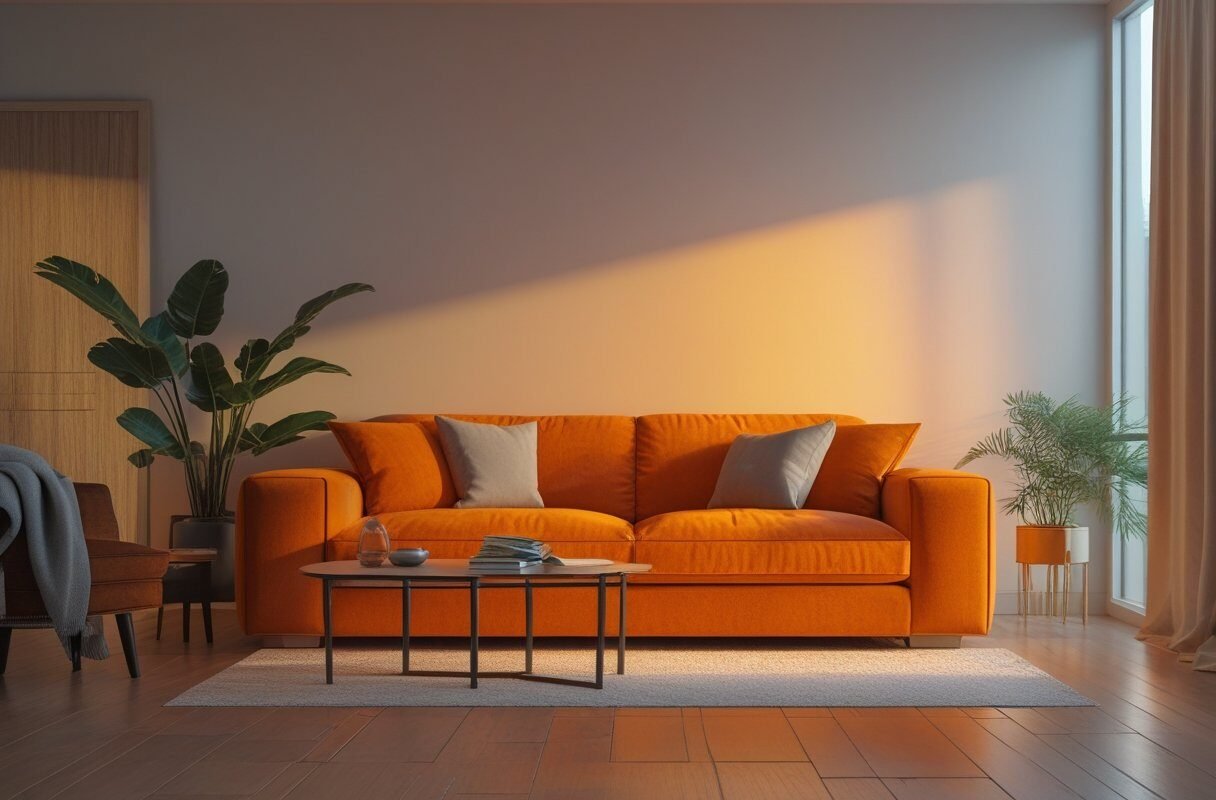 Use Lighting to Accentuate the Orange Glow