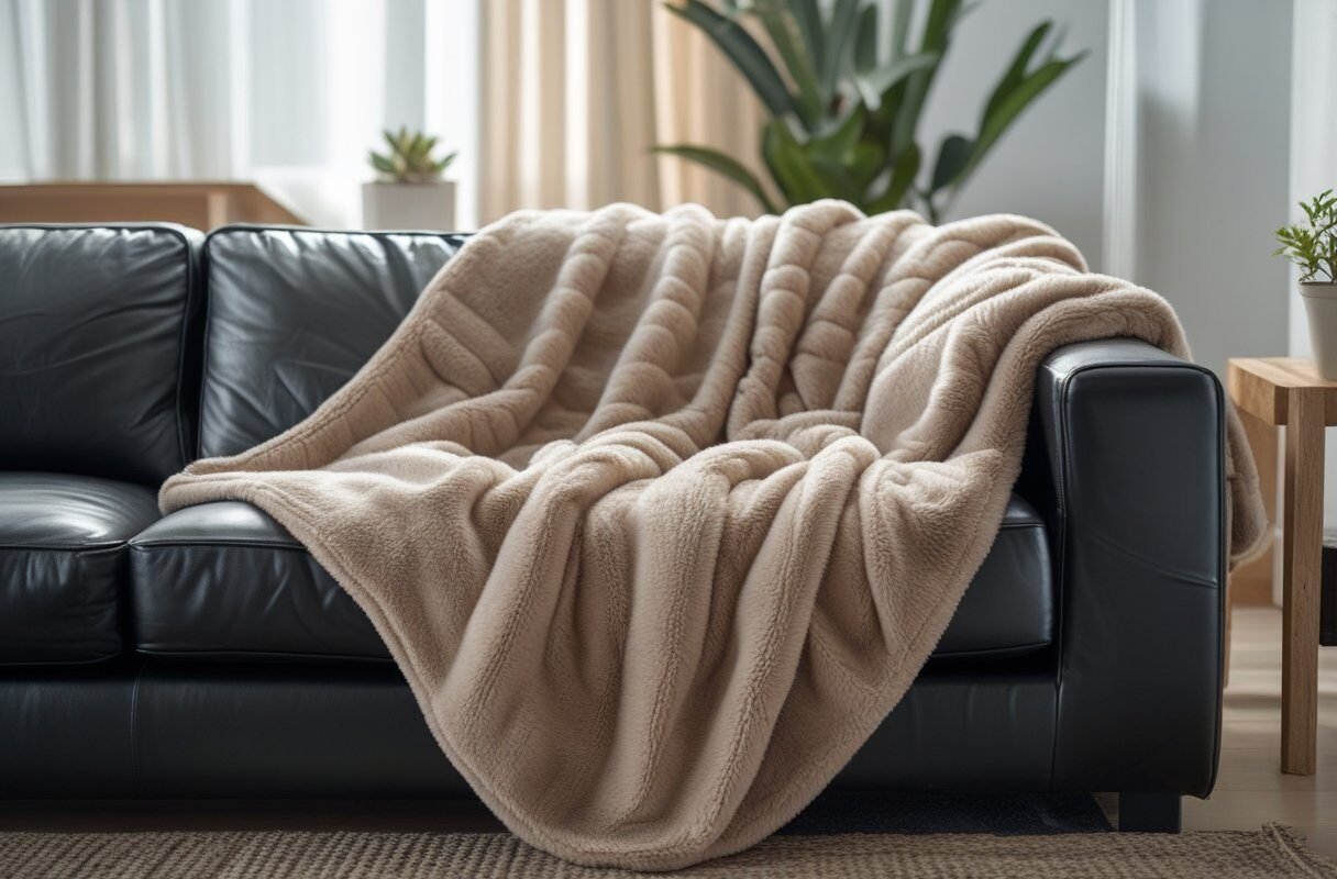 Use a Cozy Throw Blanket