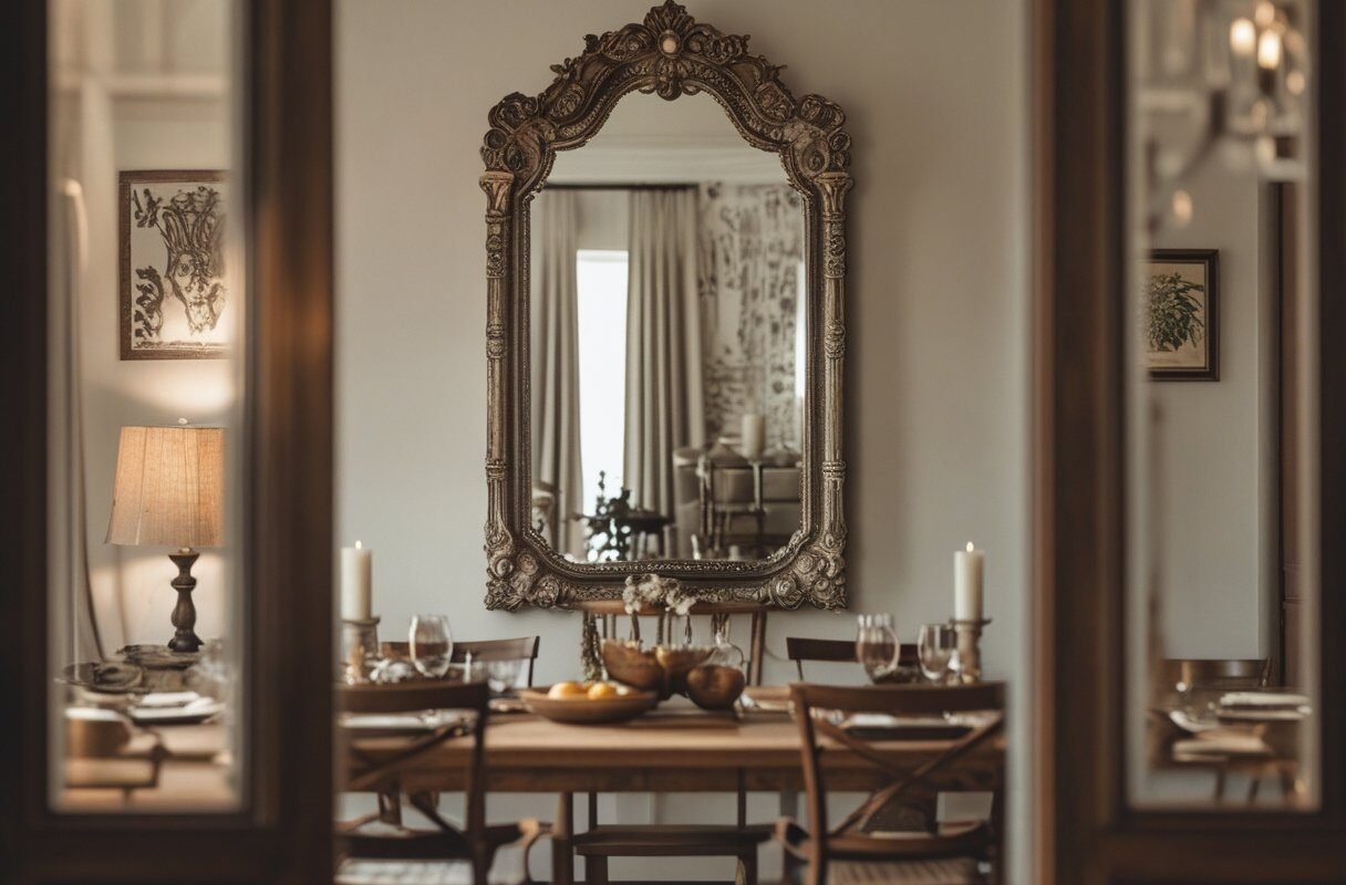 Use an Antique Mirror for Character and Warmth