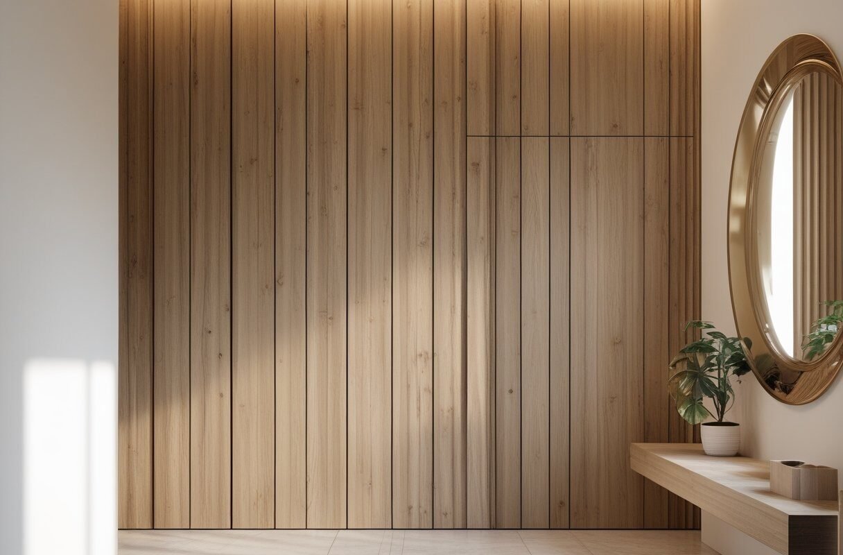Vertical Wood Paneling