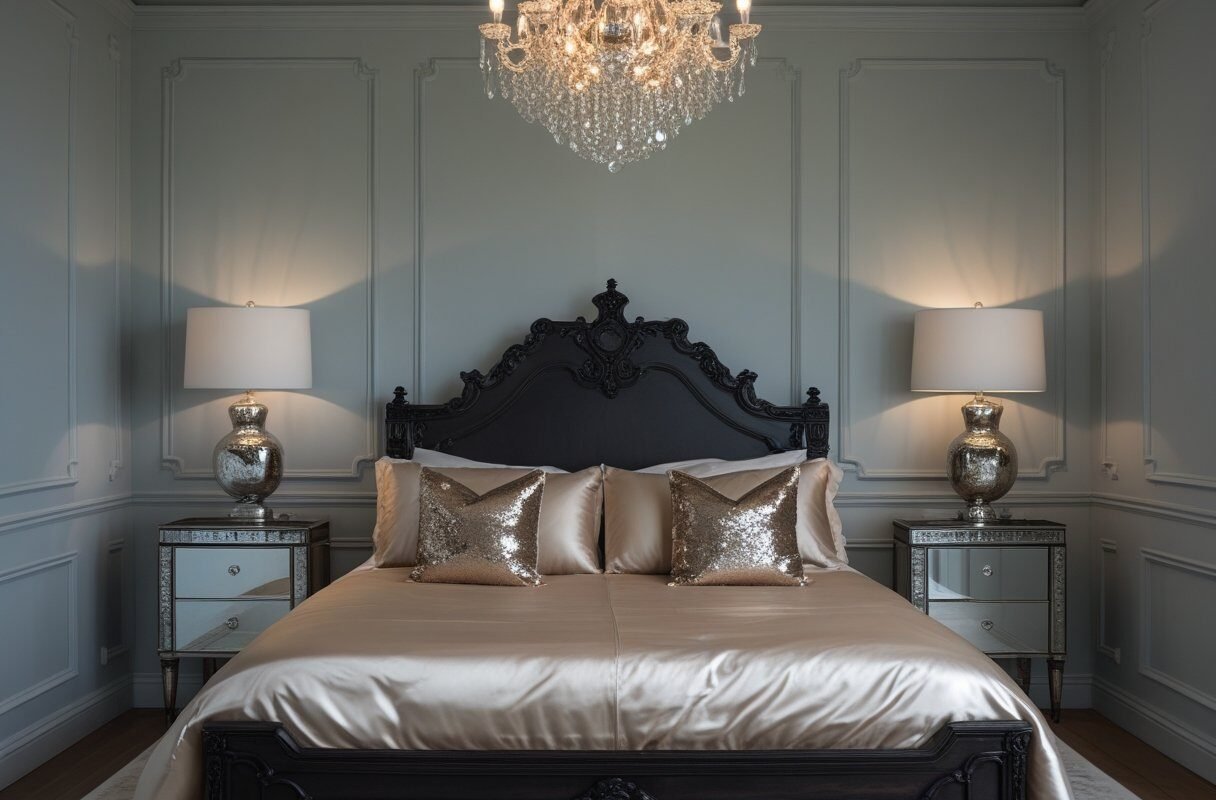 Vintage Glam with Metallics and Mirrored Surfaces