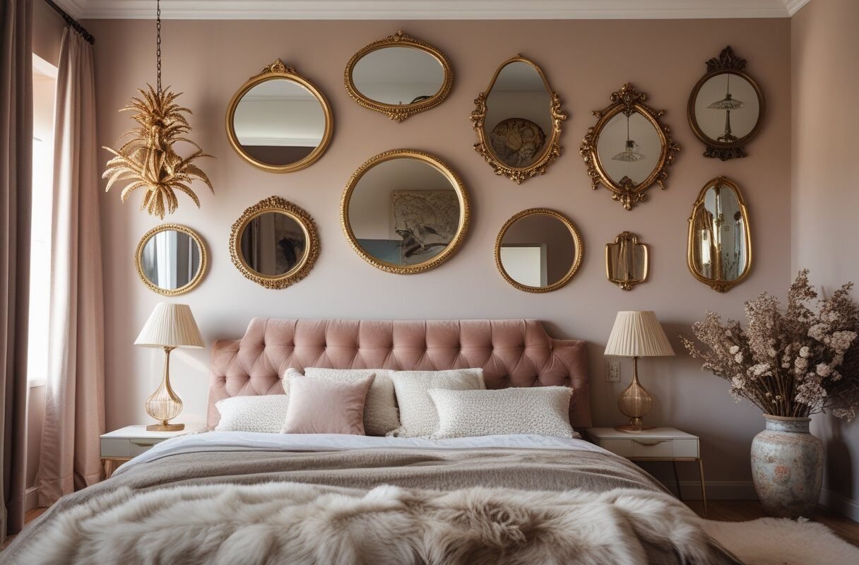 Vintage Mirror Gallery for Light and Depth