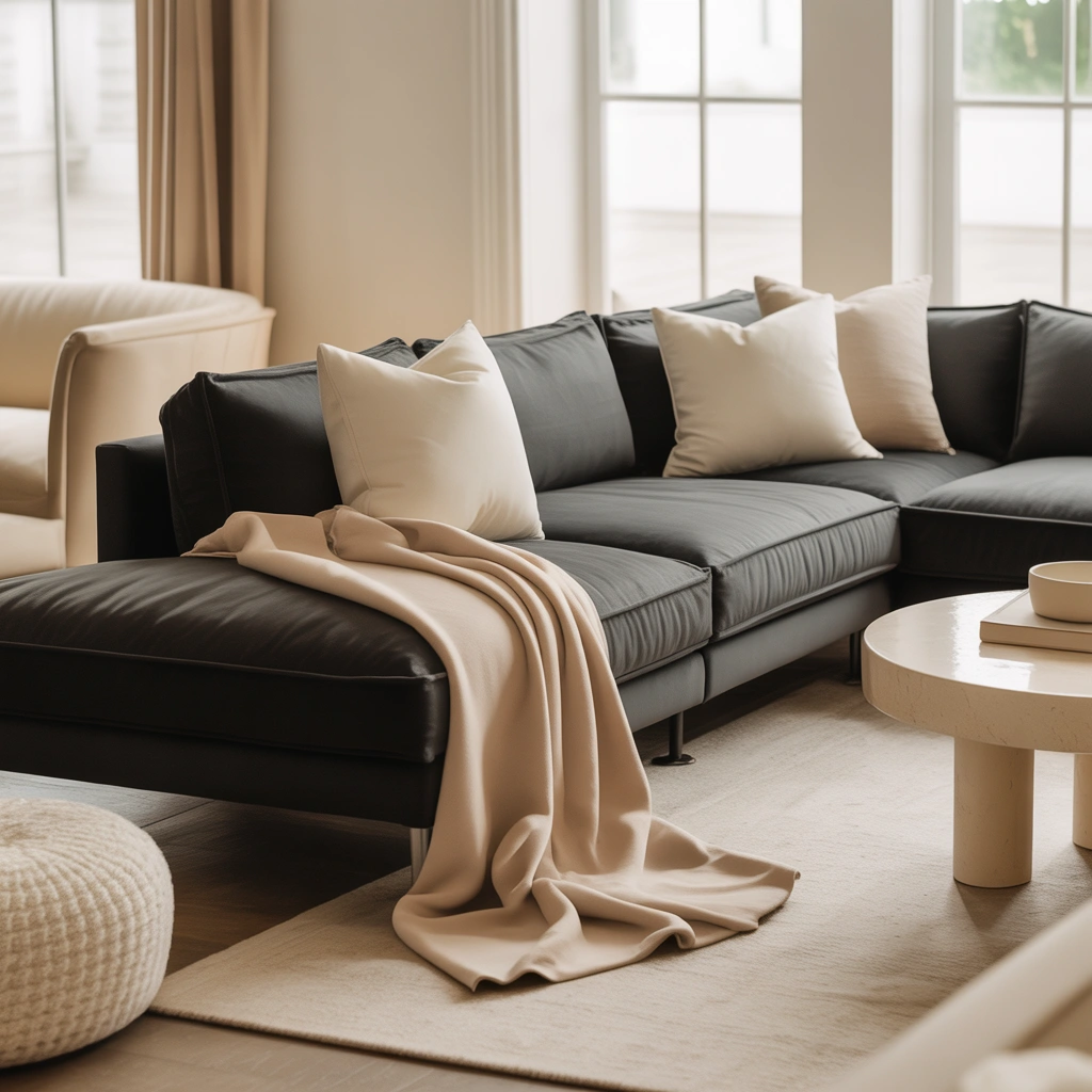Add Beige and Cream Accents for a Soft Neutral Look