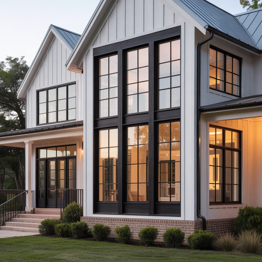 Add Black Window Frames for Modern Contrast