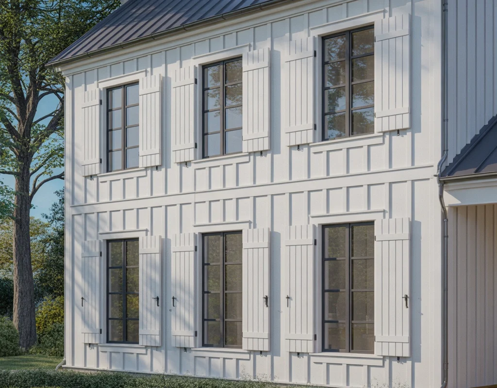 Add Shutters Carefully for Farmhouse Charm