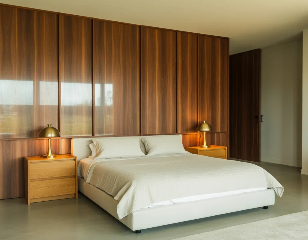 Add Wooden Wall Panels for Warmth