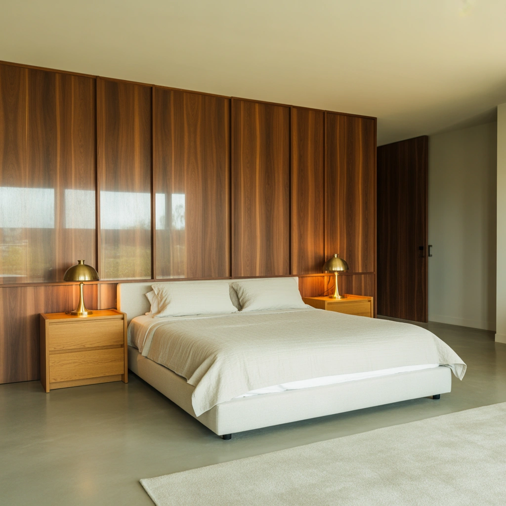 Add Wooden Wall Panels for Warmth