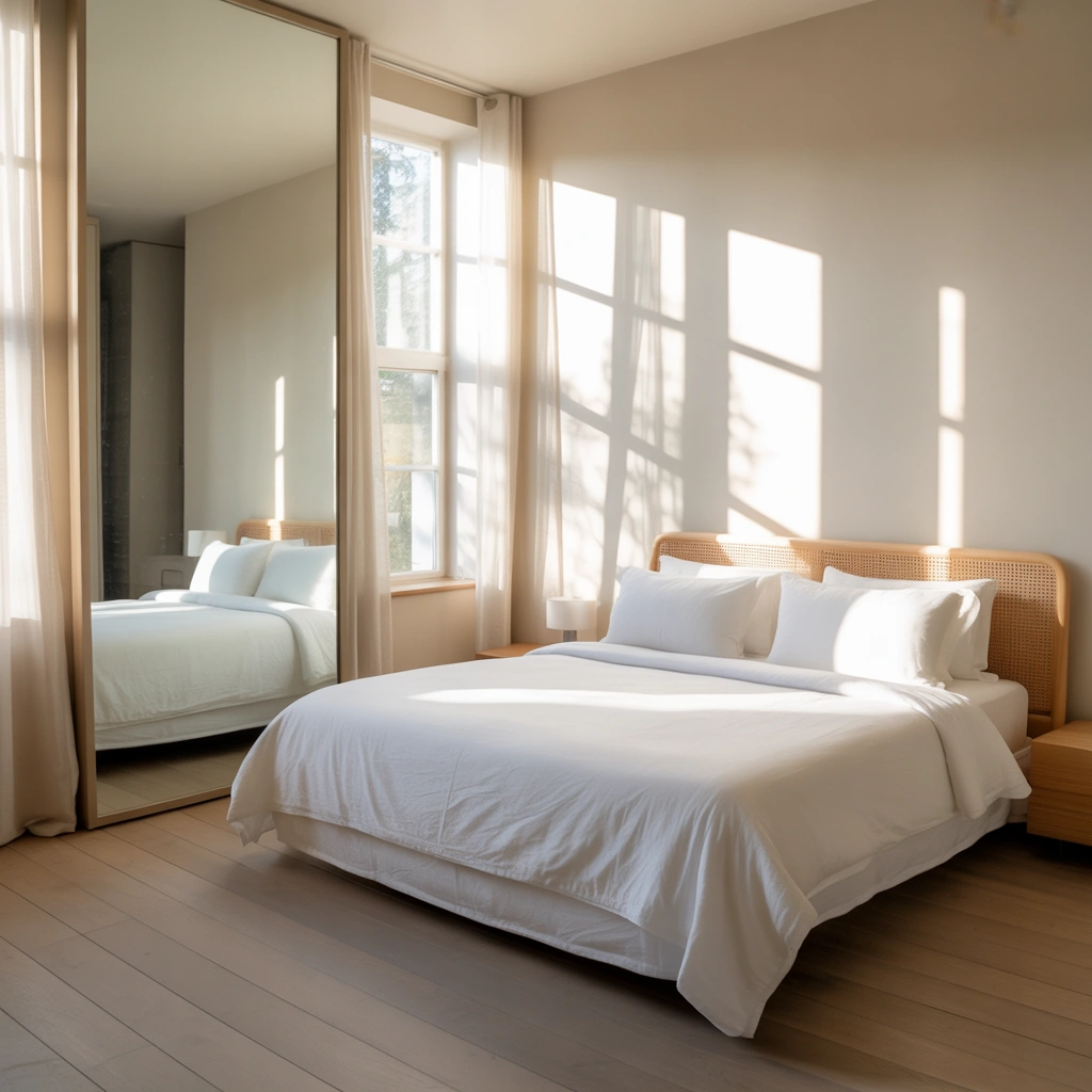 Add a Mirror Near the Window to Reflect Light