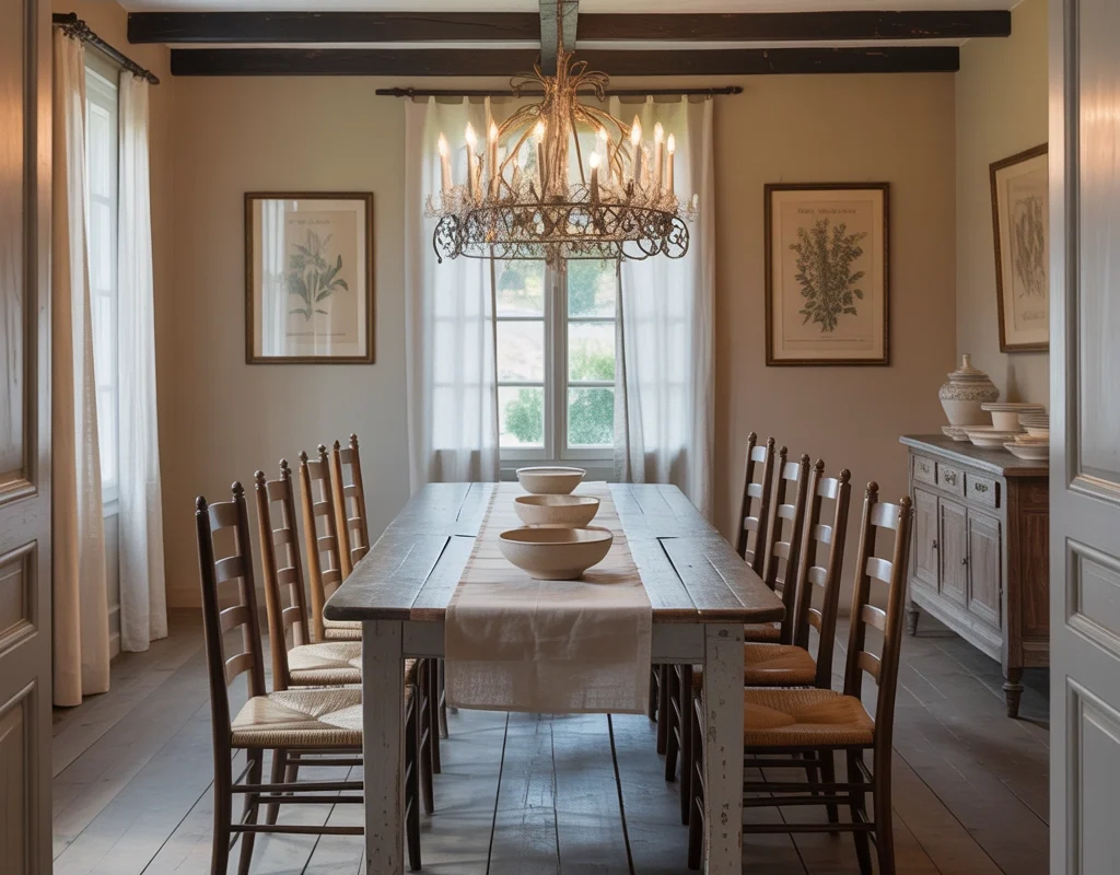 Add an Elegant Farmhouse Chandelier