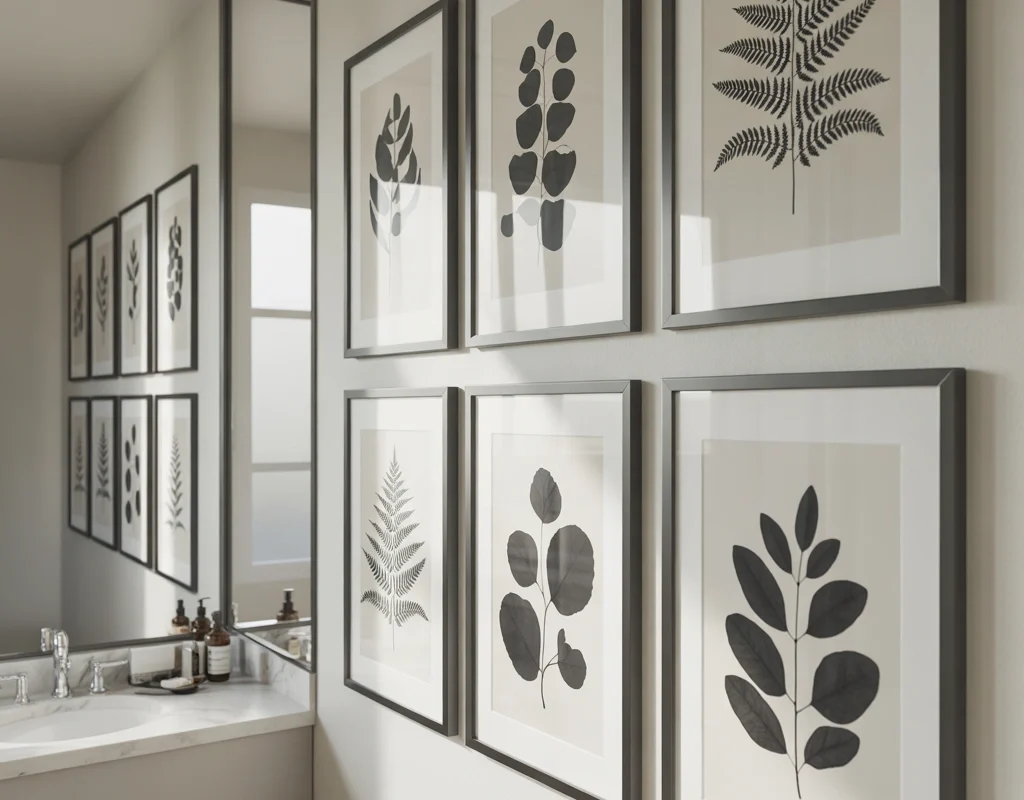 Black and White Botanical Prints for a Fresh Natural Touch