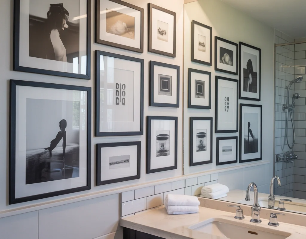 Black and White Gallery Wall for a Finished Look
