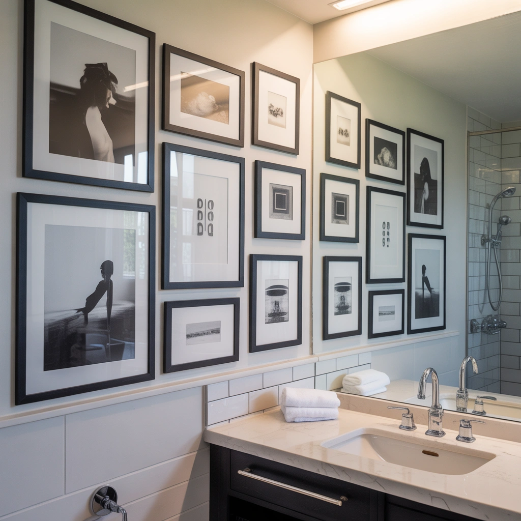 Black and White Gallery Wall for a Finished Look