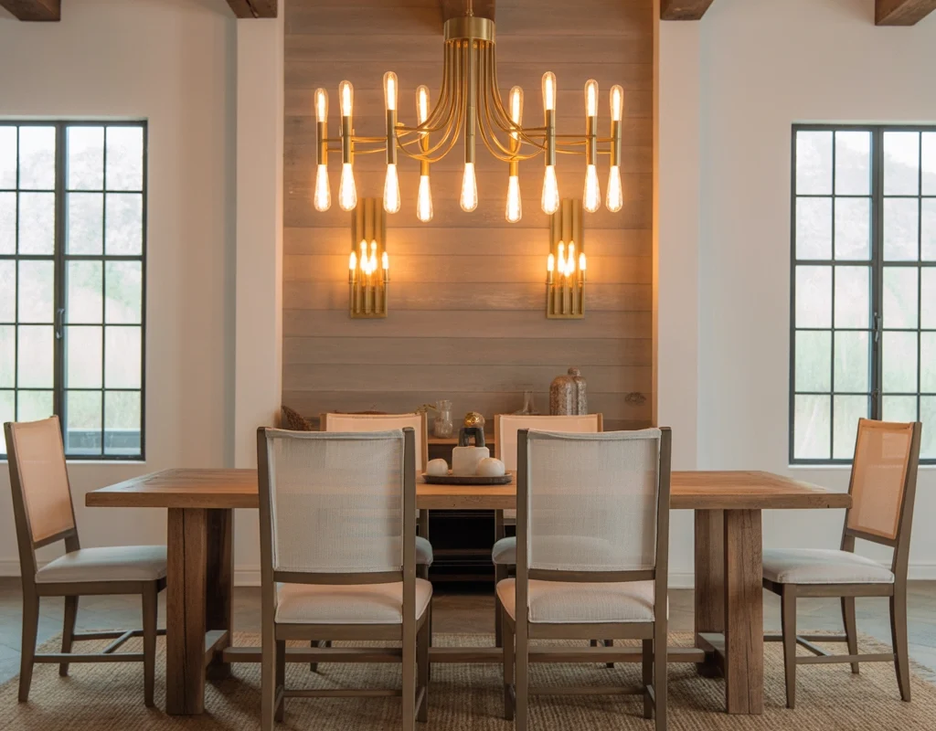 Brass and Gold Accents for Warm Modern Farmhouse Style