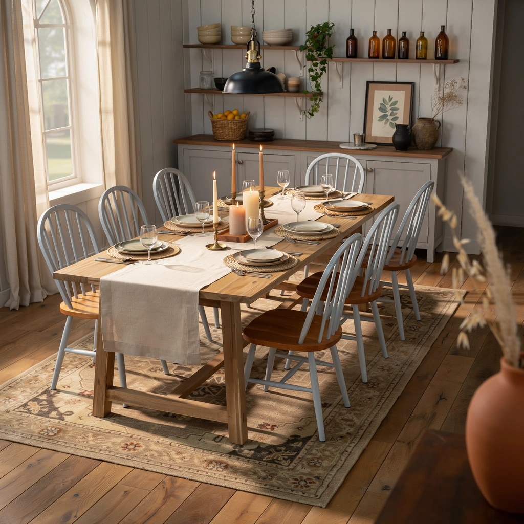 Bring in Candles for a Cozy Dining Atmosphere