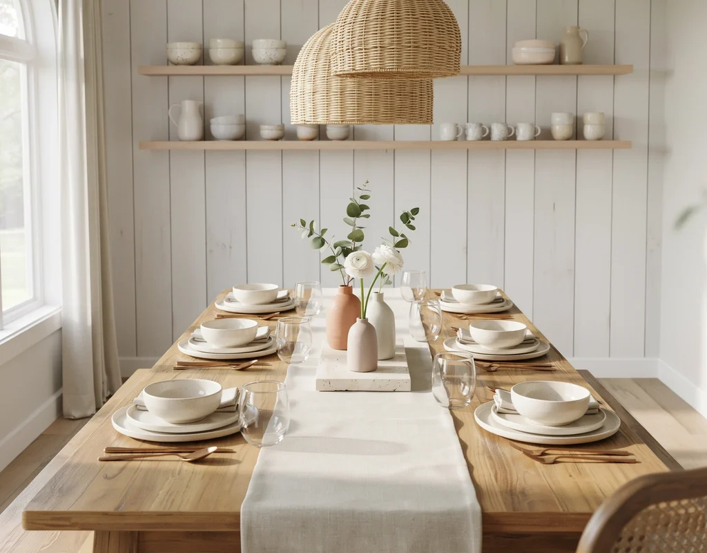 Choose Neutral Dinnerware for a Timeless Farmhouse Look