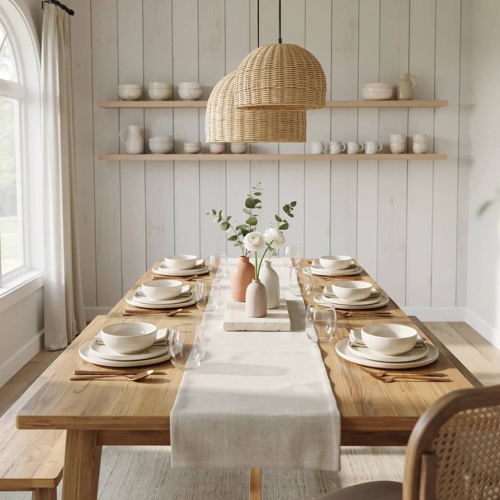 Choose Neutral Dinnerware for a Timeless Farmhouse Look