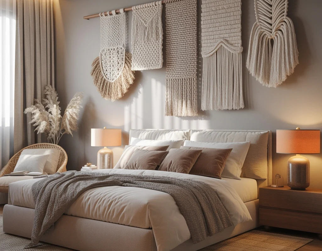 Choose Textured Wall Hangings for a Soft Look