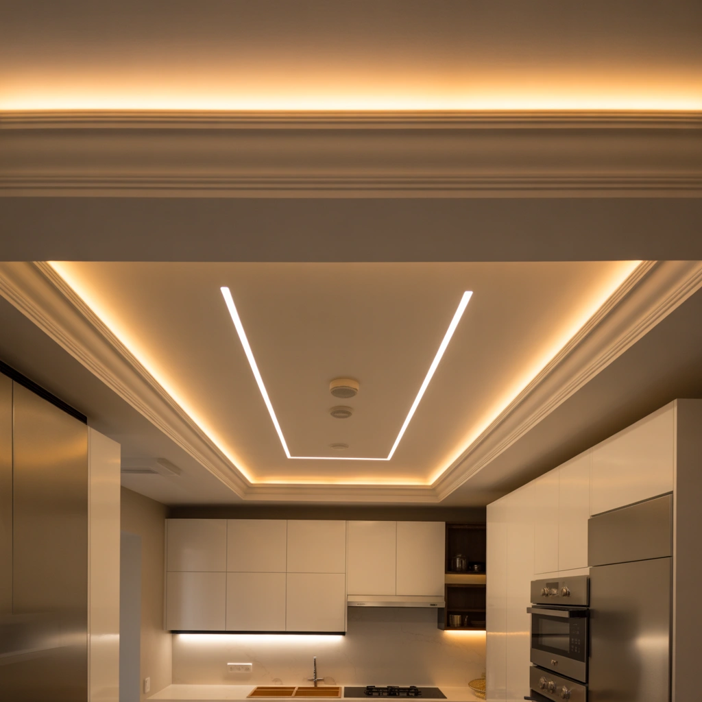 Cove Lighting Ceiling for a Soft Glow