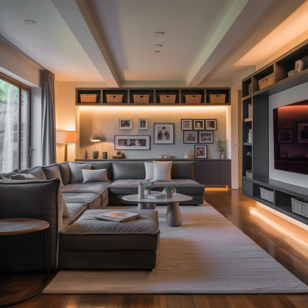 Create a Family Friendly Living Room Around the Couch