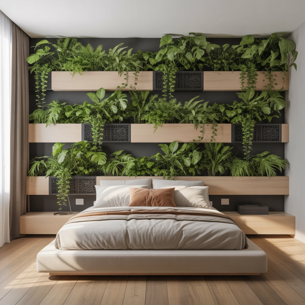 Create a Nature Inspired Wall with Plants