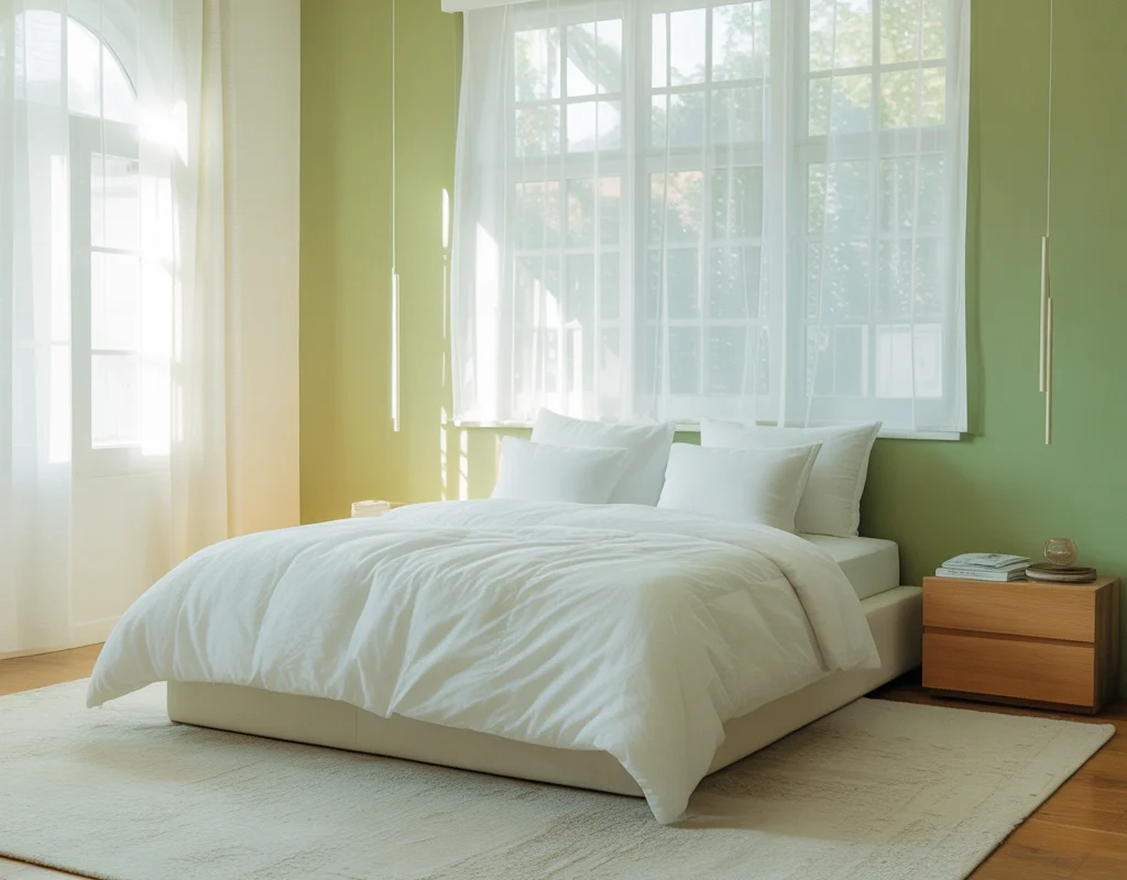Create a Soft Accent Wall Around the Window