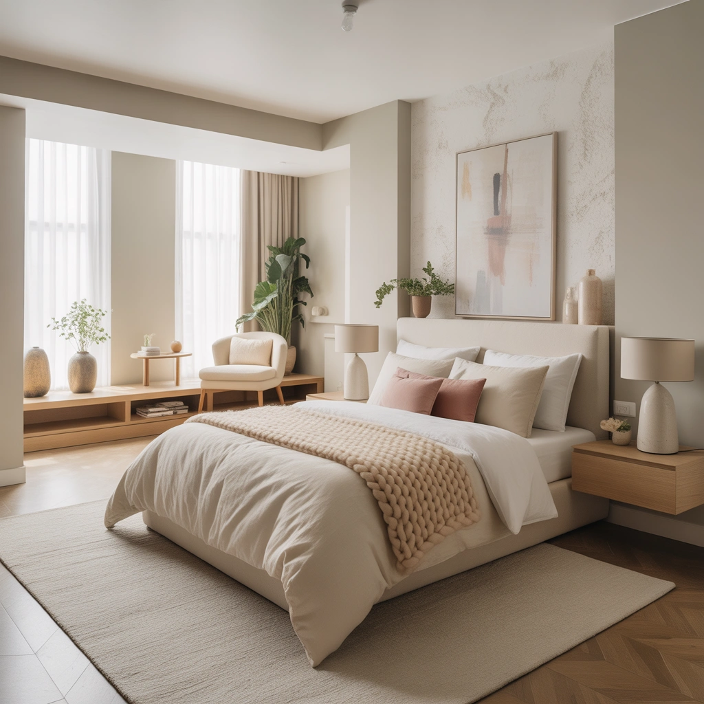 Create a Soft Neutral Bedroom for a Calm Everyday Mood
