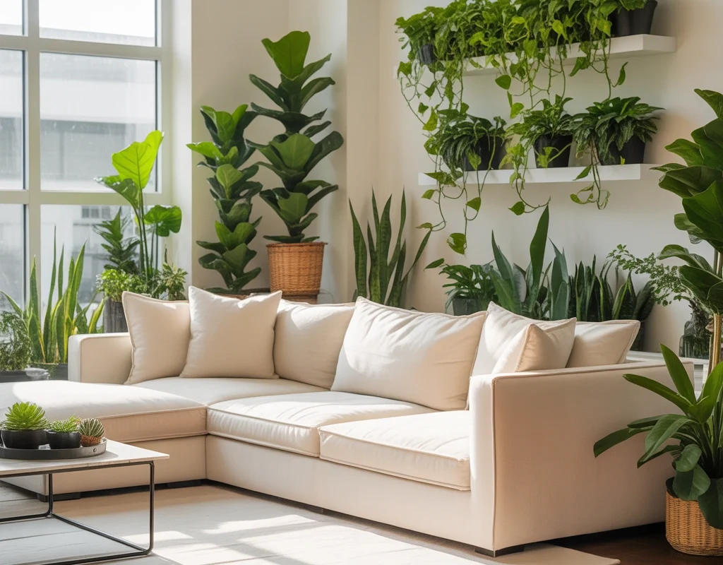 Decorate with Indoor Plants for a Fresh Natural Look